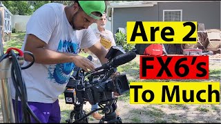 Filming A Documentary With 2 Sony fx6's | New Monitor Setup | Vlog 2