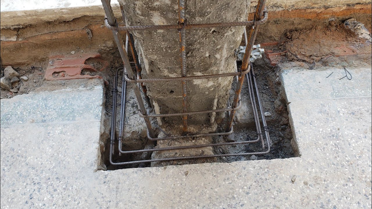 graute tixotrópico /encamisamento de pilar e dicas de  reforço estrutural.