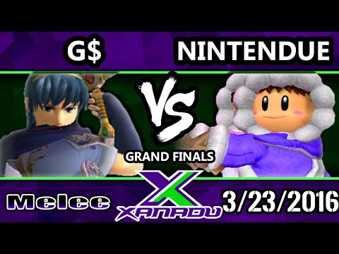 S@X 142 - SPY | Nintendude (Ice Climbers) Vs. G$ (Marth, Falco) SSBM Grand Finals - Smash Melee