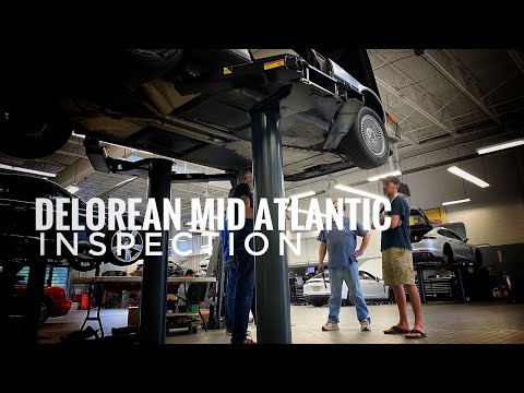 1981 DMC12 Delorea Inspection with Delorean Mid Atlantic (DMA)