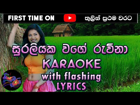 Suraliyaka Wage Ruwina Karaoke with Lyrics (Without Voice)