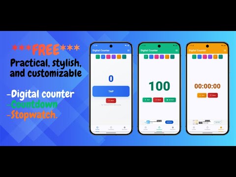 3in1: Counter, Timer, Watch