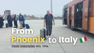 Phoenix to Italy | Traveling to Trieste for Our Norwegian Viva Mediterranean Cruise Embarkation