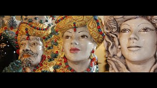 Teste di Moro in Ceramica siciliana di Caltagirone