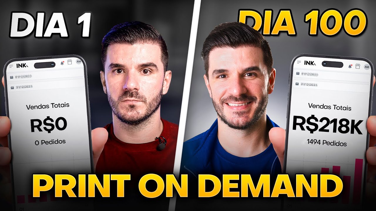 TESTEI Print On Demand por 100 dias e esse foi o meu LUCRO