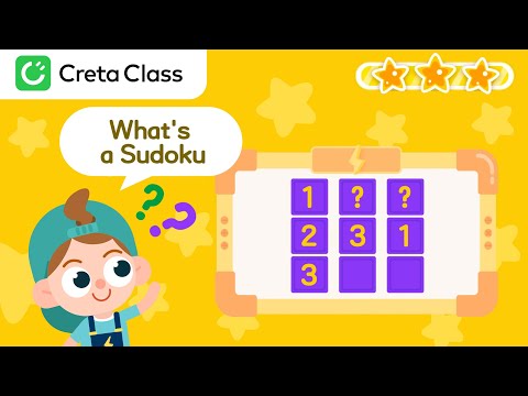 What‘s a Sudoku | Math Learning Video for Kids | Fun Math & Creta Class