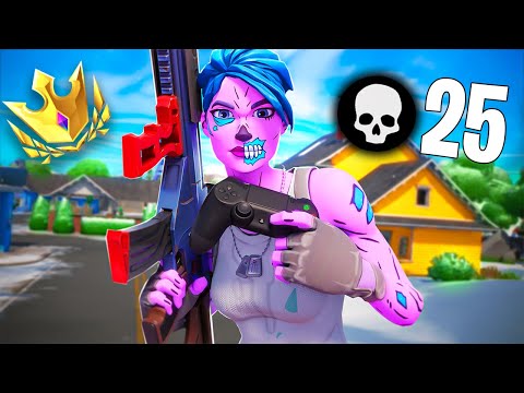 INSANE 25 KILL SOLO ARENA WIN ON CONTROLLER!!