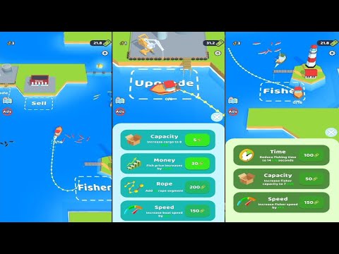 Circle the Fish (by Supersonic Studios) - offline casual game for Android and iOS - YouTube