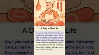 Experience a Butchers Daily Routine and Skills #english #redditstories