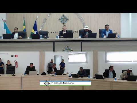 5ª Sessão Ordinária de 2026