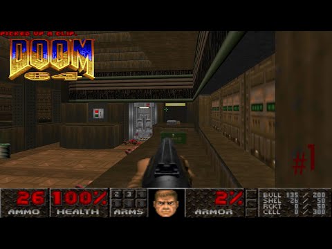 Doom with Doom 64 for Doom 2.Map 01
