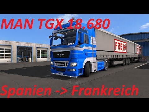 ETS2 1.28 ProMods 2.20 Lleida - Lyon 19,8t Wäschetrockner MAN TGX 18.680             #2