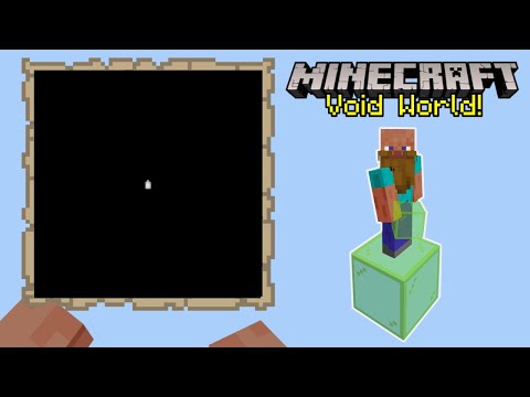 How To Make A Void World IN Minecraft (Perfect for SKYBLOCK) -Tutorial- MCPE,PS4,Xbox,Windows,Switch