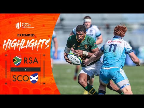 CRAZY Scoreline 💥 | South Africa v Scotland | World Rugby U20 Championship 2025 Extended Highlights