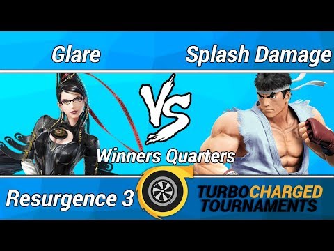Resurgence 3 Wii U Singles (Winners Quarters) - Glare  (Bayonetta) vs. Splash Damage (Ryu)