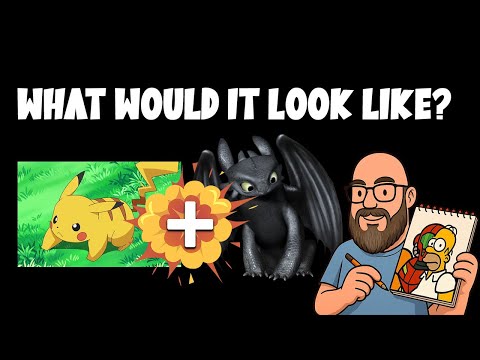 Toothless and Pikachu Mashup
