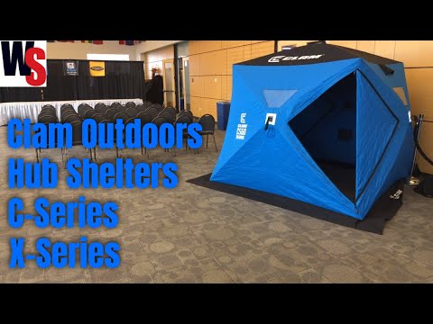 What Is The Difference Between The Clam X Series and C Series Hub Ice Fishing Shelters