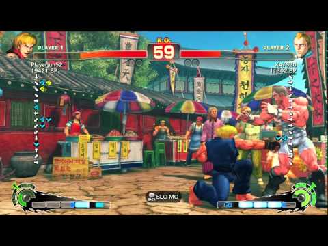 Playerjun52 [Ken] vs KATS20 [Abel] SSF4 Japanese Online Ranked Matches - TRUE-HD