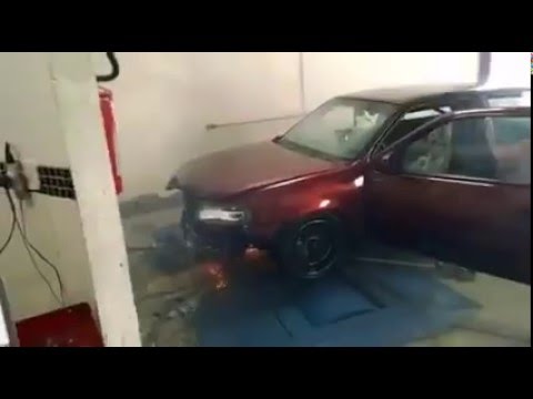 Gol Turbo explodindo no dinamometro