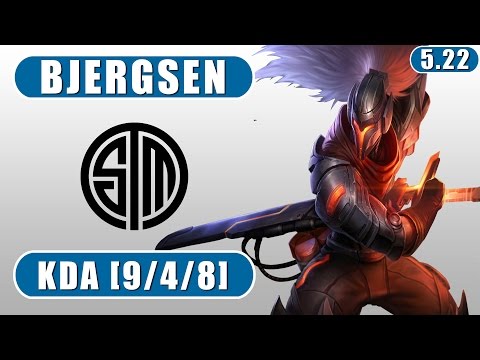 Bjergsen vs Incarnati0n | Yasuo vs Ekko | Mid | Preseason 6 | Patch 5.22 | LoL Replays