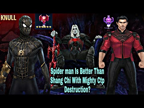 Spider man Is Better Than Shang Chi With Mighty Ctp Destruction? - Marvel Future Fight