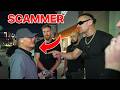RUSSIAN GANGSTERS SURROUND CHINESE SCAMMER