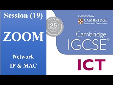 19-IGCSE Cambridge ICT Network  Gateway IP Mac