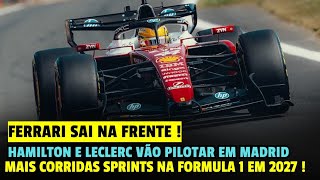 FERRARI SAI NA FRENTE NO CIRCUITO DE MADRID | MAIS SPRINTS NA FORMULA 1
