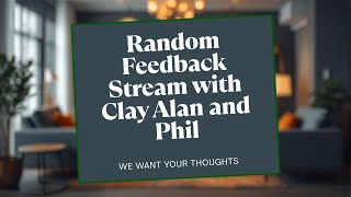 Live Chat Coming Up! Looking for some feedback.