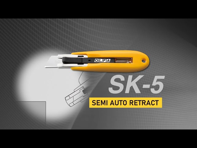 Olfa Auto-retracting blade Safety Knife SK-5