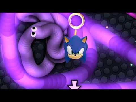 SLITHER.IO - EPIC SLITHER.IO GAMEPLAY - SONIC SKIN - EPIC SCORE - WORLD RECORD