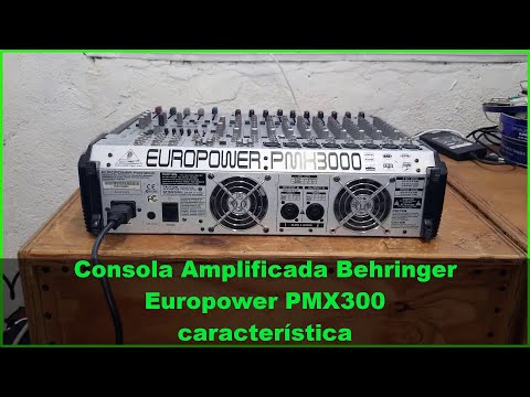📻Consola Amplificada🔊 Behringer europower pmx 3000, sus característica✅