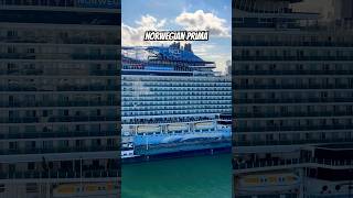 Norwegian Prima docked in Zeebrugge #ncl #nclprima #norwegianprima #shorts #cruise #cruiseship