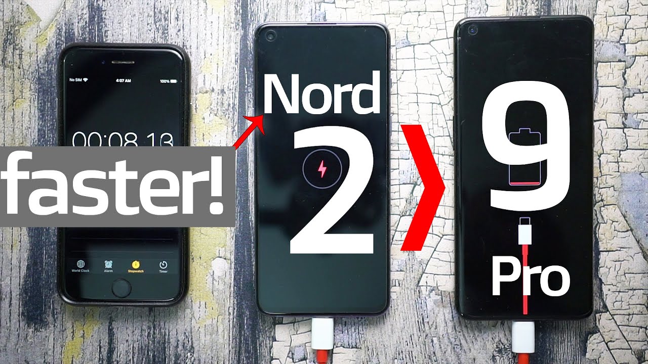 How OnePlus Nord 2 is faster than OnePlus 9 Pro in Battery Charging?