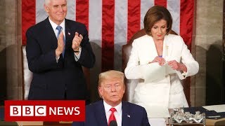 State of the Union: Trump hails 'American comeback' - BBC News