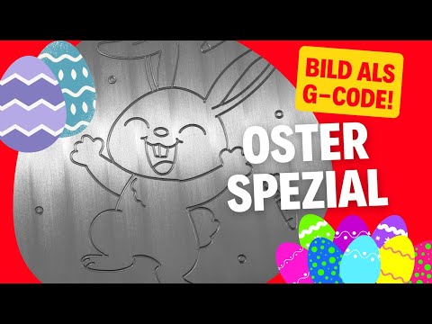 Bild in G-Code umwandeln und gravieren | Inkscape | Siemens Sinumerik 840d | CNC-Fräsen