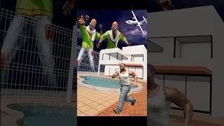 Franklin Fight Zombie jack in Indian Bike Driving 3d #shortsfeed​