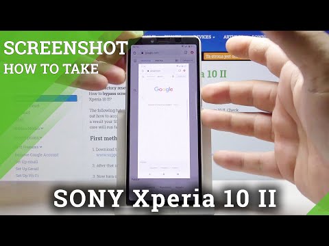 How to Take Screenshot in SONY Xperia 10 II