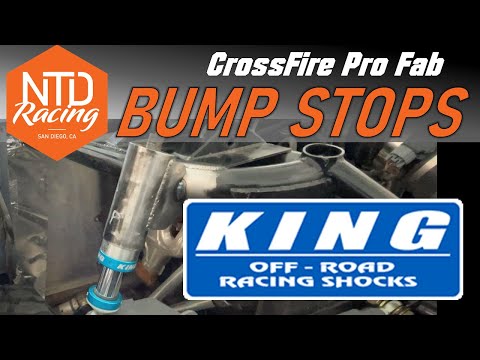 King Off Road Racing Shocks bump stop install - Fusion 360 and the CrossFire Pro for the fabrication