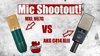Video thumbnail for Mic Shootout - AKG C414 XLII vs MXL V67G by REDtone Studio