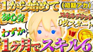 【初期垢】1から始めて1ヶ月でナミネをスキル６にしてみた【ツムツム】