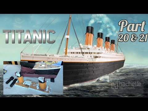 Hachette Titanic Part 20/21 Led Platine Offizierskabine , Ätzteile und Rumpfteil