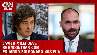 Vídeo: Veja; Milei deve se encontrar com Eduardo Bolsonaro | CNN 360°