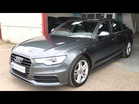 AUDI A6 2.0TDI 177 S-LINE. FULL AUDI HISTORY. 1 OWNER. SAT NAV. HEATED LEATHER. XENONS