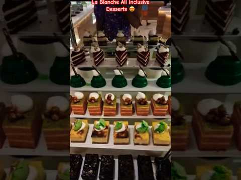 All inclusive desserts at La Blanche Resort, Bodrum Turkey 🫶🏽