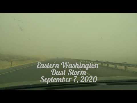 Eastern Washington State Dust Storm 2020