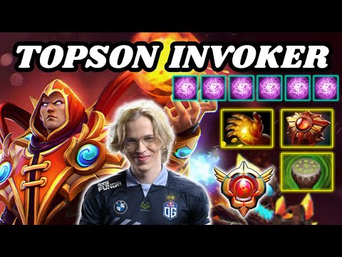 🔥 TOPSON Invoker WEX Highlights EZ GAME 🔥 Grandmaster Tier TOPSON INVOKER - Dota 2