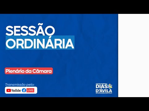 Sessão Ordinária 03/03/2026 - Câmara Municipal de Dias d´Ávila- BA