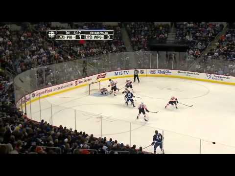 Winnipeg Jets vs Philadelphia Flyers Highlights 11/19/11