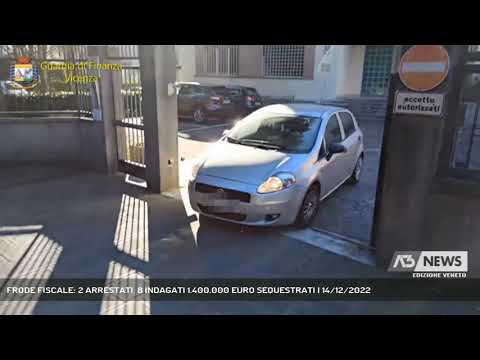 FRODE FISCALE: 2 ARRESTATI, 8 INDAGATI 1.400.000 EURO SEQUESTRATI | 14/12/2022